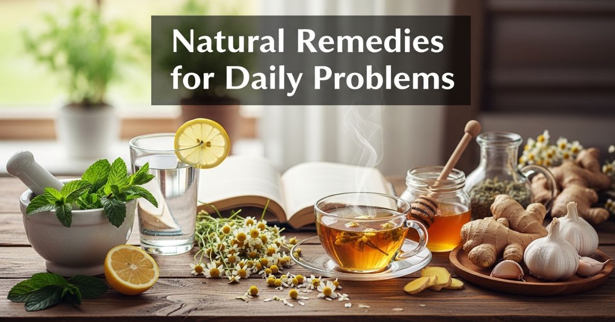Natural Remedies for Daily Problems