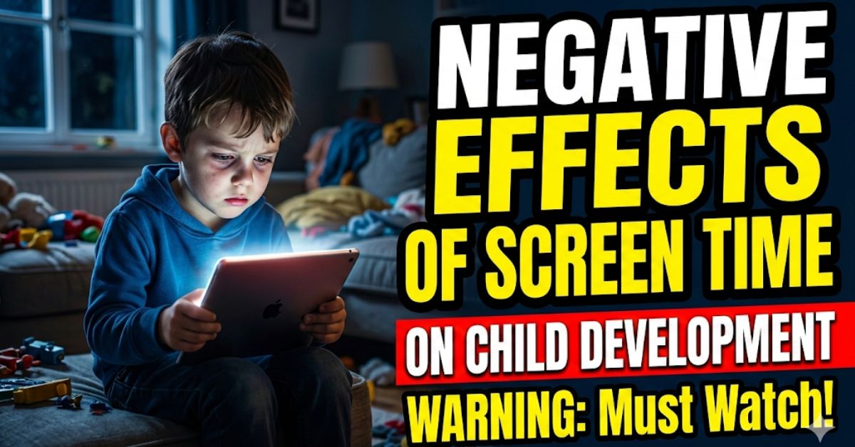 Negative Effects of Screen Time on Child Development