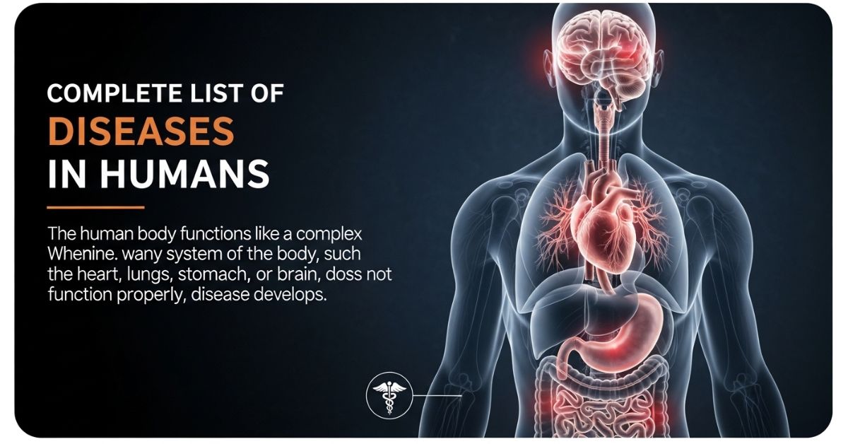 Complete List of Diseases in Humans