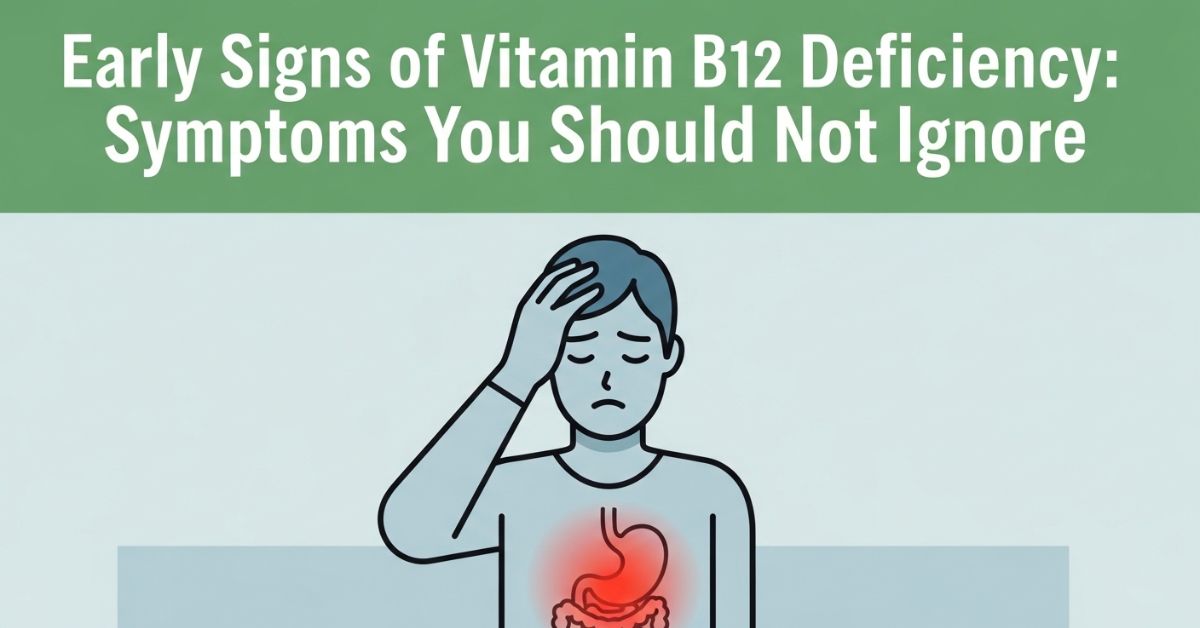 Early Signs of Vitamin B12 Deficiency