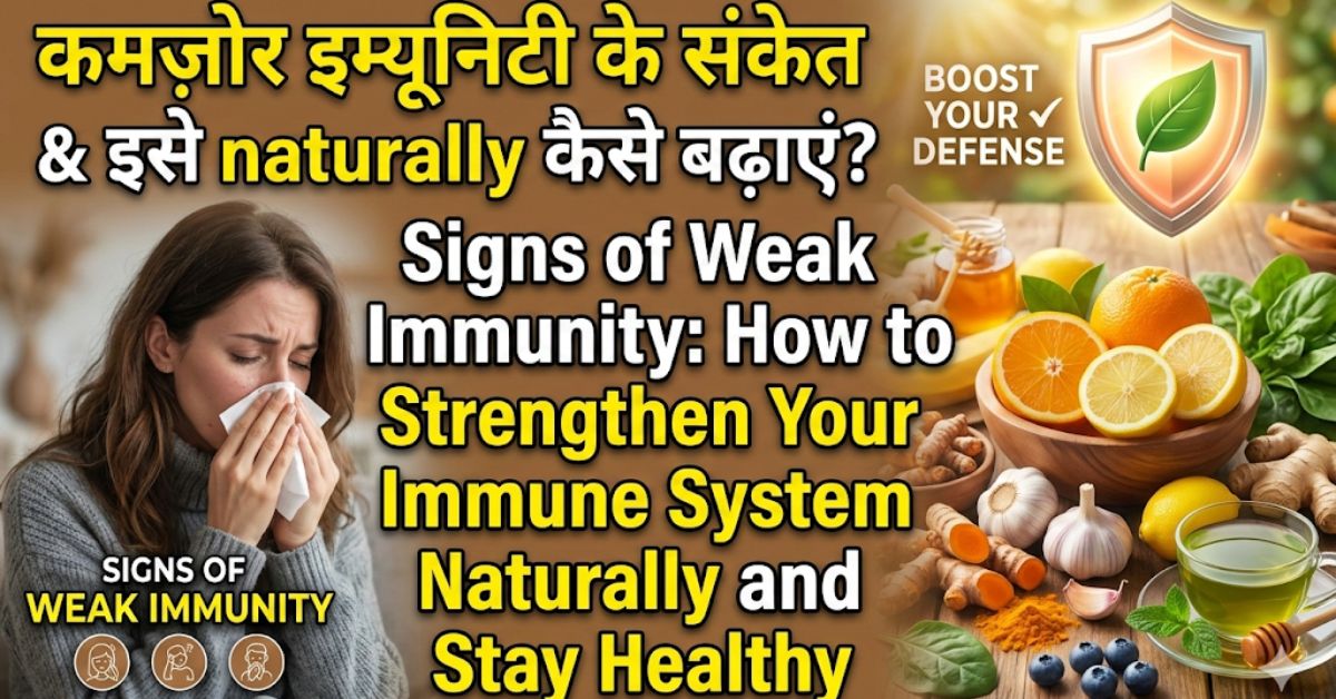 Signs of Weak Immunity