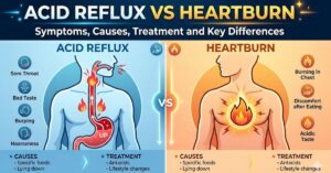 Acid Reflux vs Heartburn