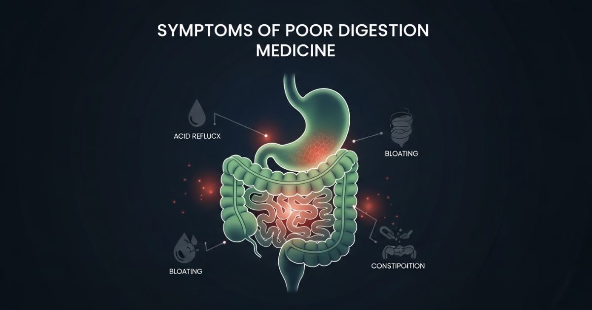 Symptoms of Poor Digestion Medicine